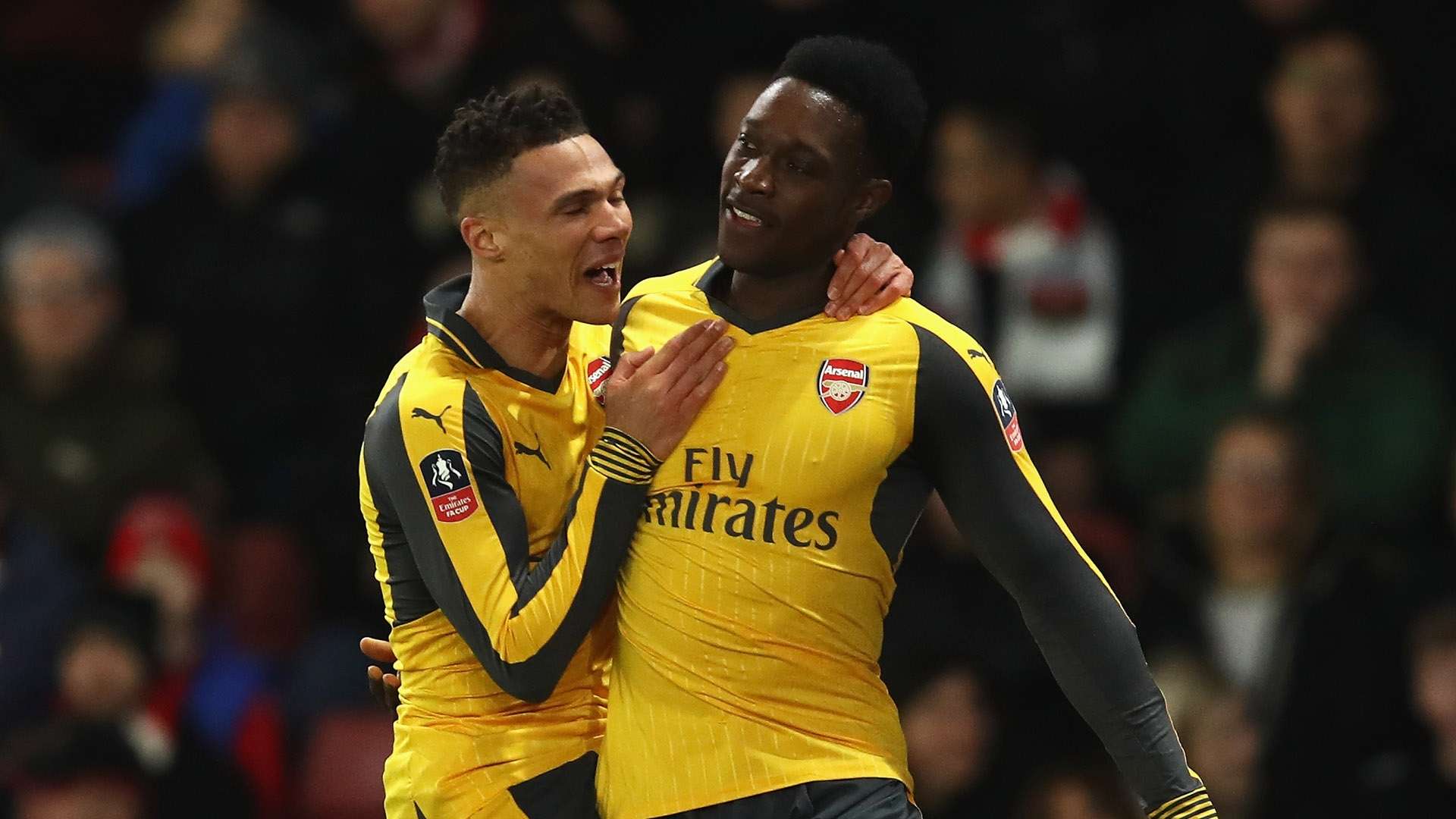 Danny Welbeck Kieran Gibbs Arsenal Southampton FA Cup