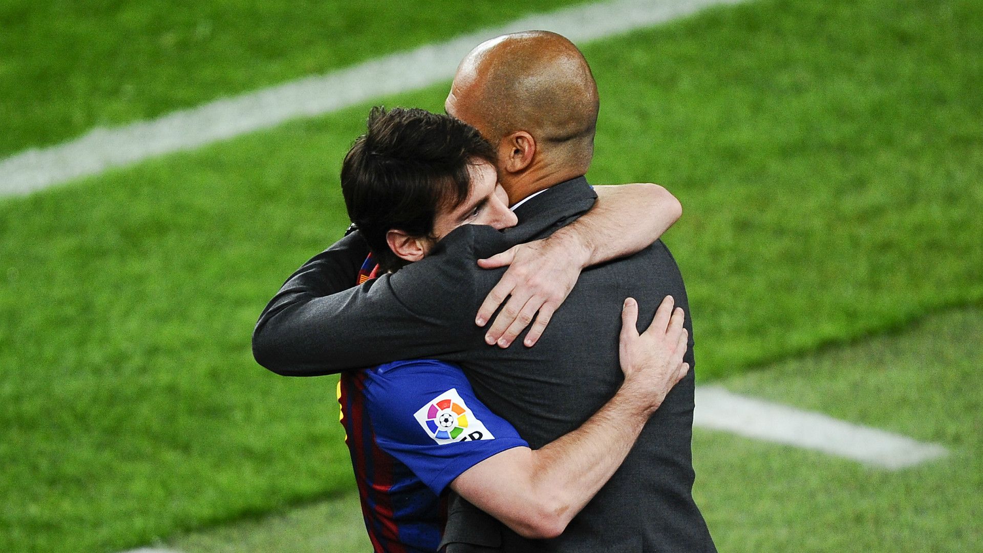 Lionel Messi Josep Guardiola Barcelona Espanyol Camp Nou 05052012