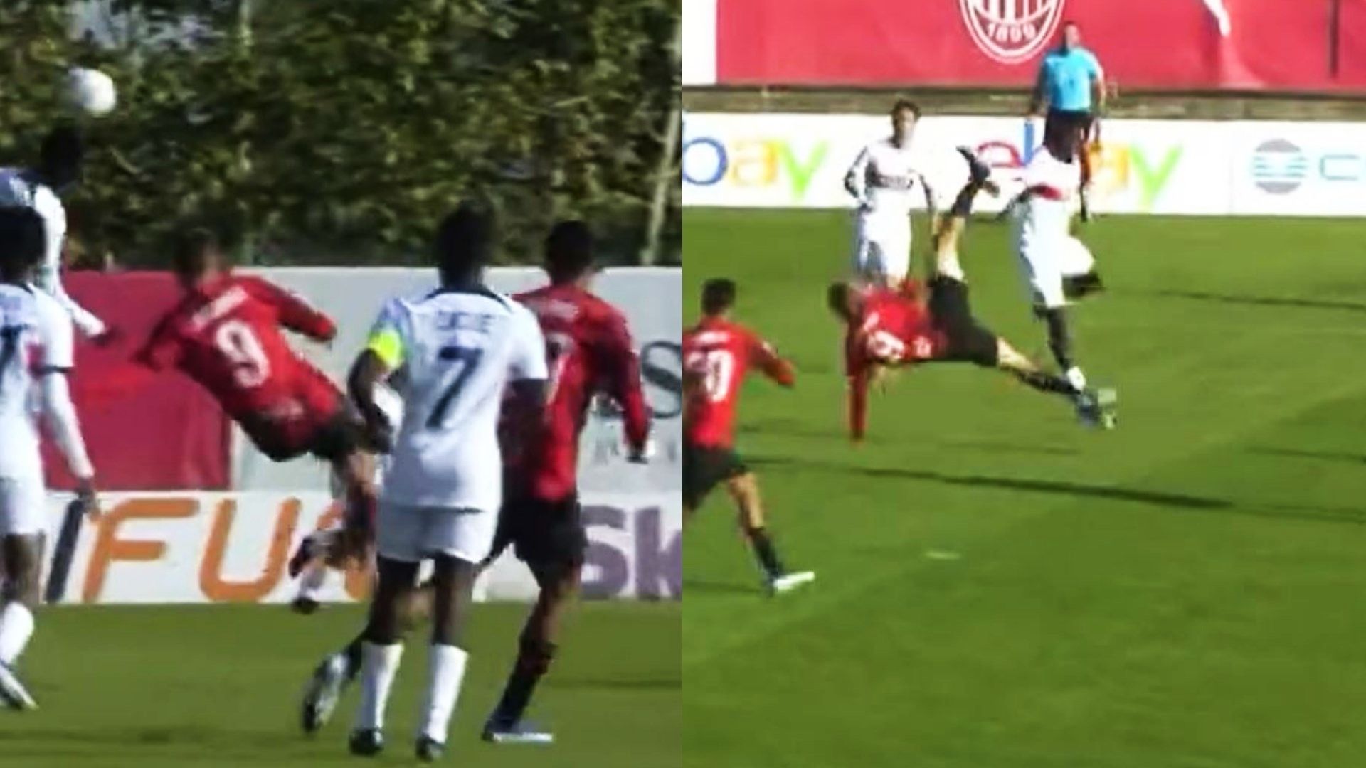 Francesco Camarda Milan PSG Youth League