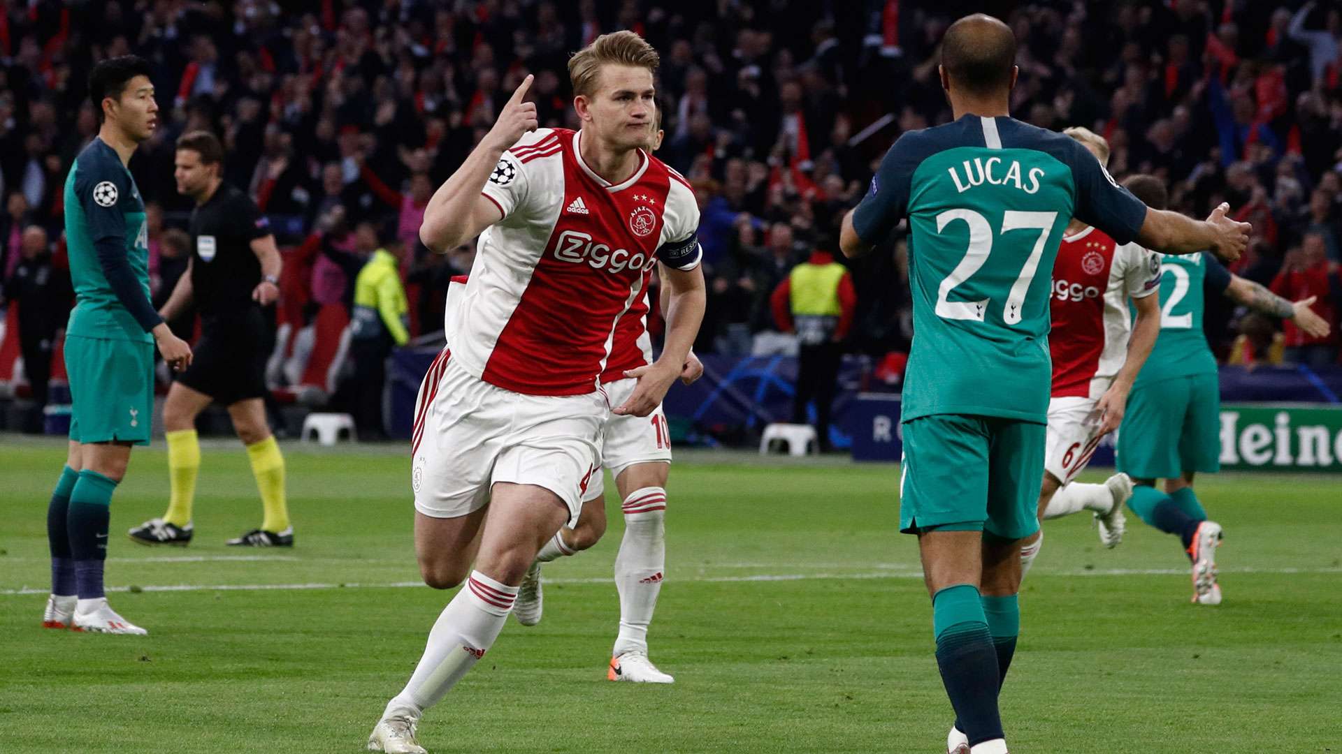 De Ligt Ajax Amsterdam Tottenham Hotspur Champions League 08052019