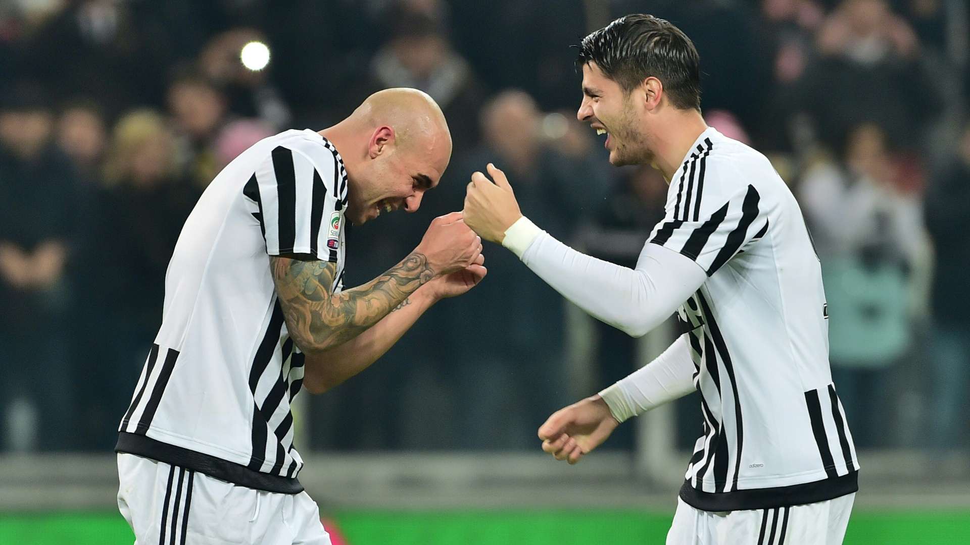 Simone Zaza Alvaro Morata Juventus