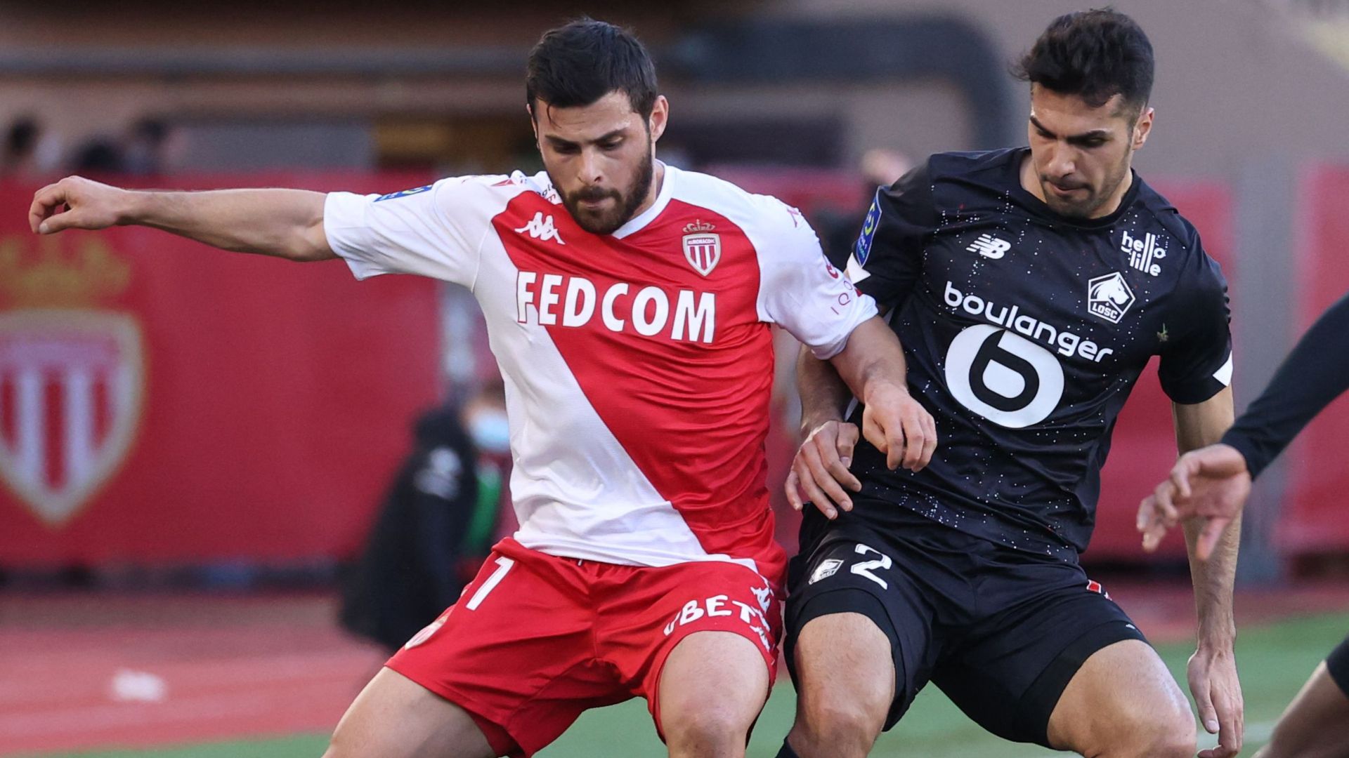 Kevin Volland Zeki Celik Monaco Lille Ligue 1 14032021