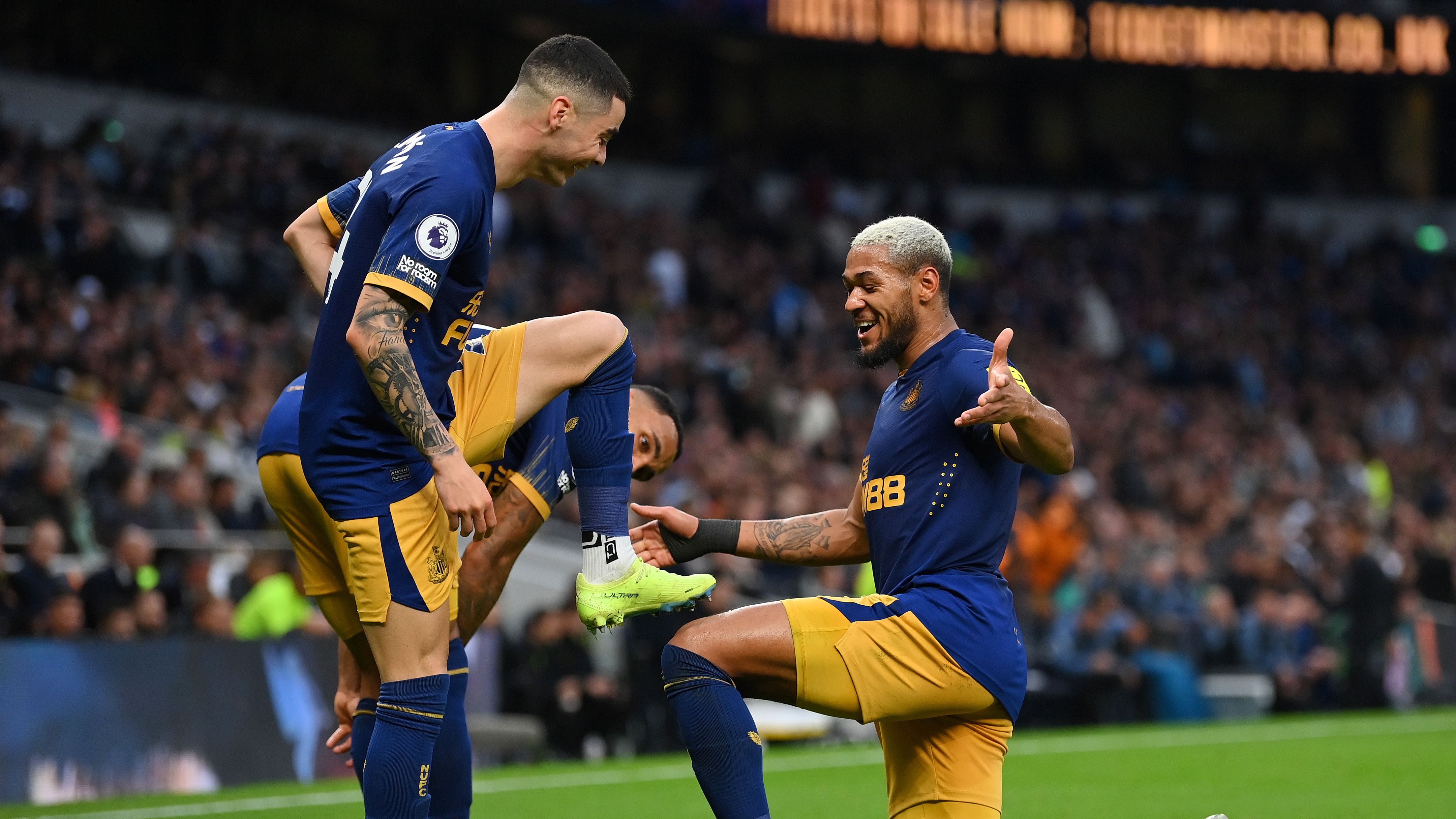 Miguel Almiron Joelinton Tottenham Newcastle 2022-23