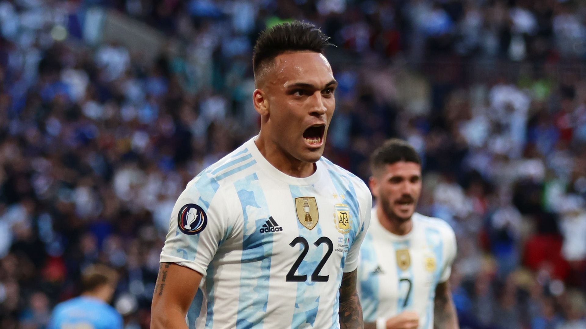 Lautaro Martínez Selección Argentina Italia Finalissima 2022