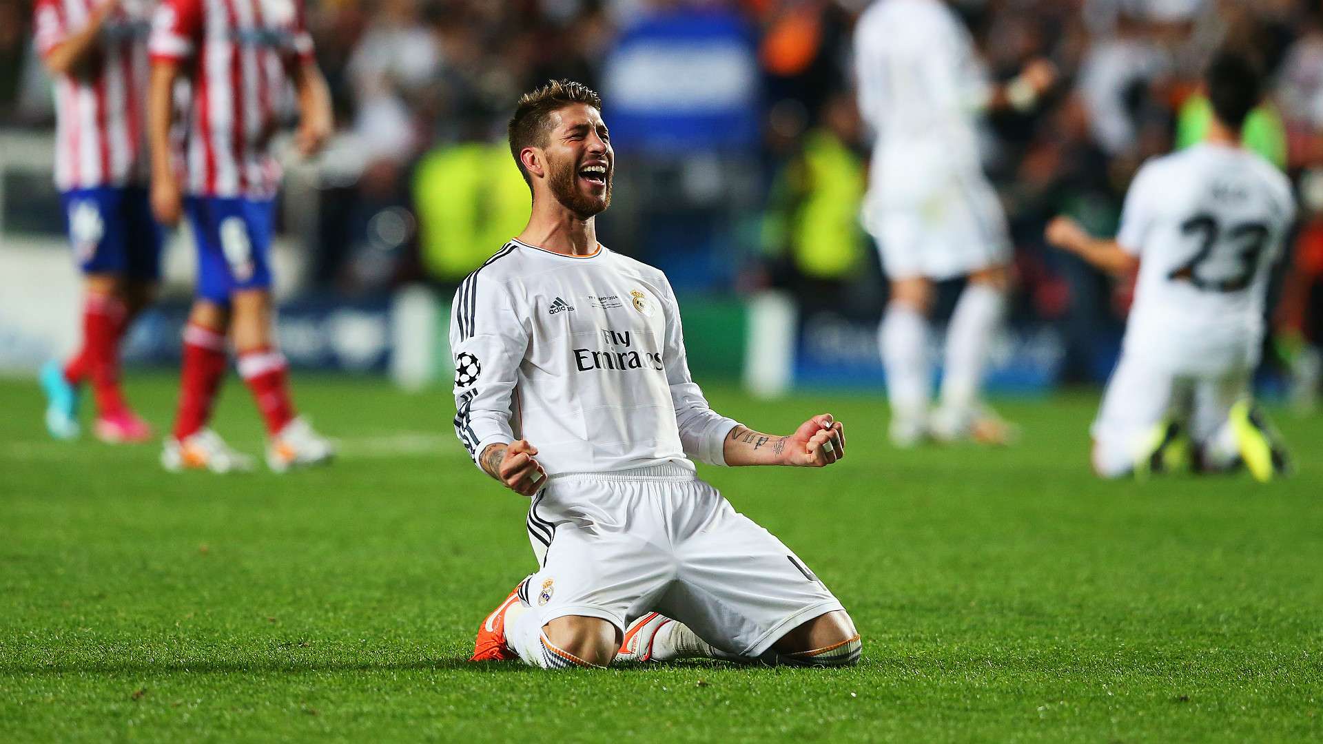 Sergio Ramos Real Madrid Atletico Madrid UEFA Champions League Final 05242014