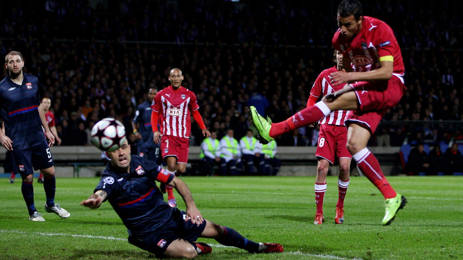 marouane chamakh - lyon bordeaux - champions league - 30032010