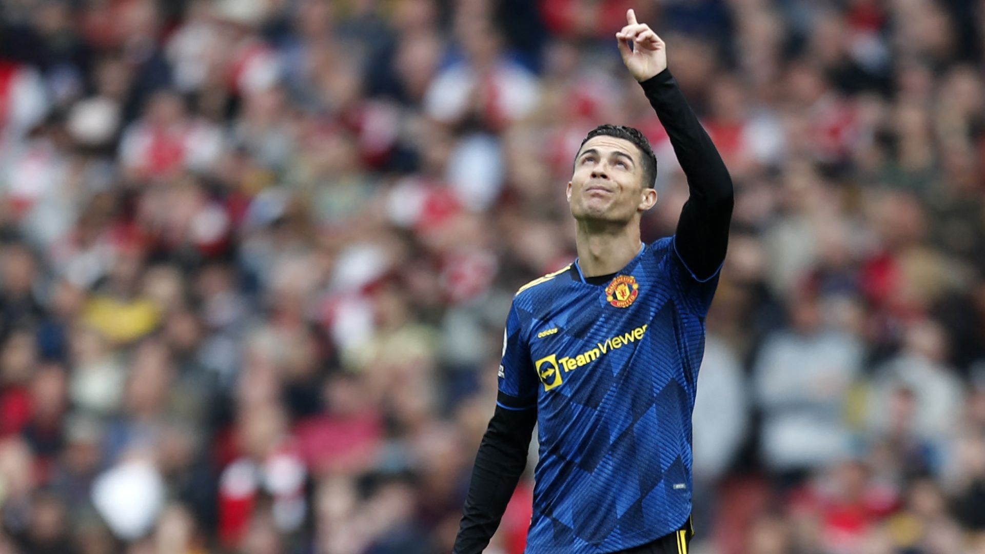 Arsenal Manchester United But Cristiano Ronaldo Hommage fils décédé