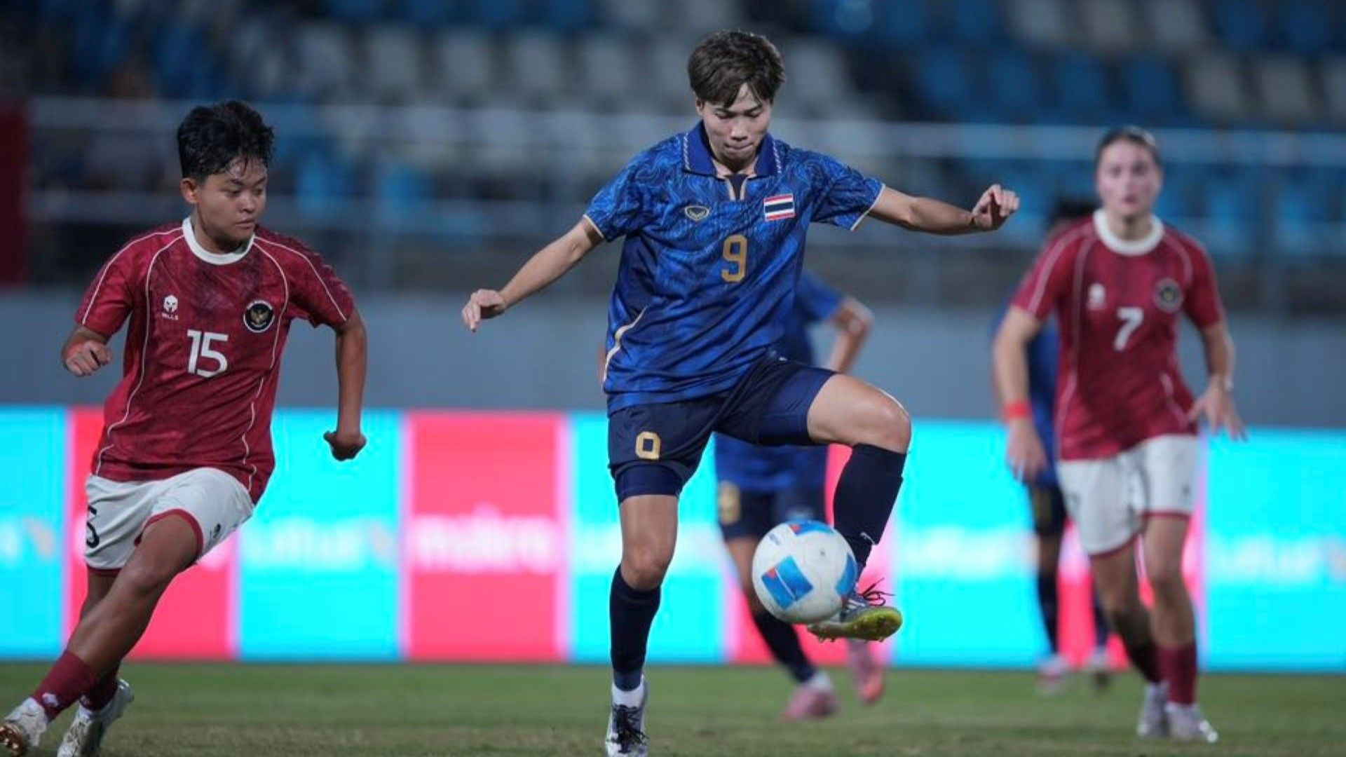 Timnas wanita Indonesia vs Thailand - SEA Games 2025 04122025