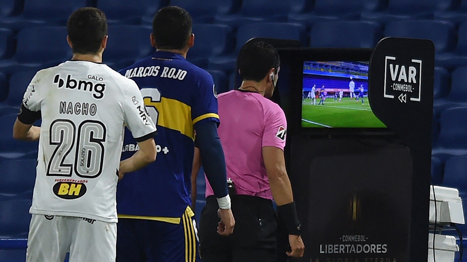 Andres Rojas VAR Boca Atletico Mineiro Copa Libertadores 13072021