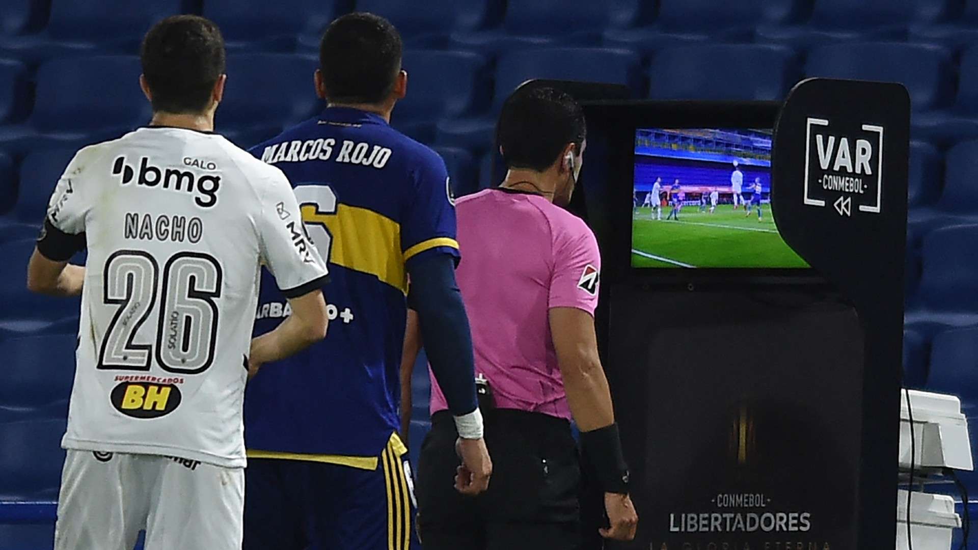 Andres Rojas VAR Boca Atletico Mineiro Copa Libertadores 13072021