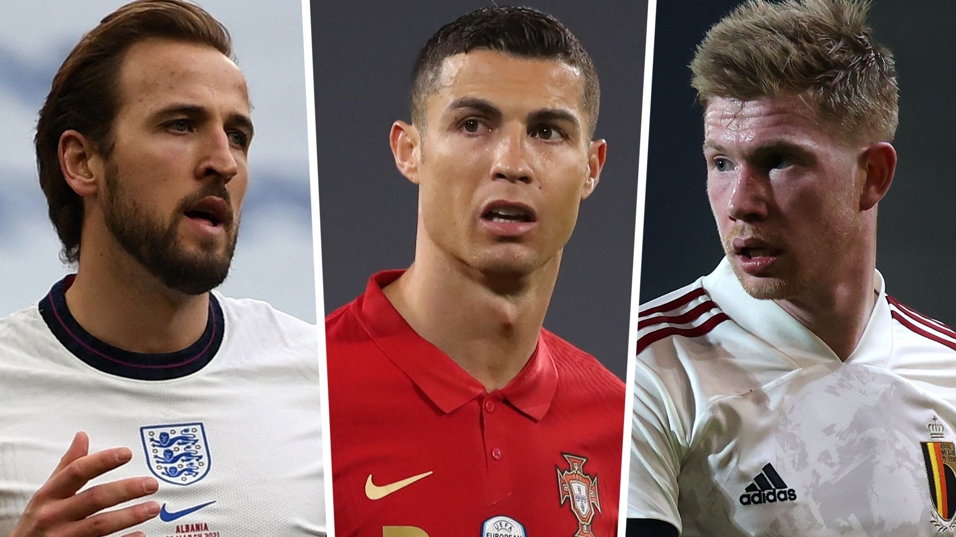 Harry Kane Cristiano Ronaldo Kevin De Bruyne 2020-21