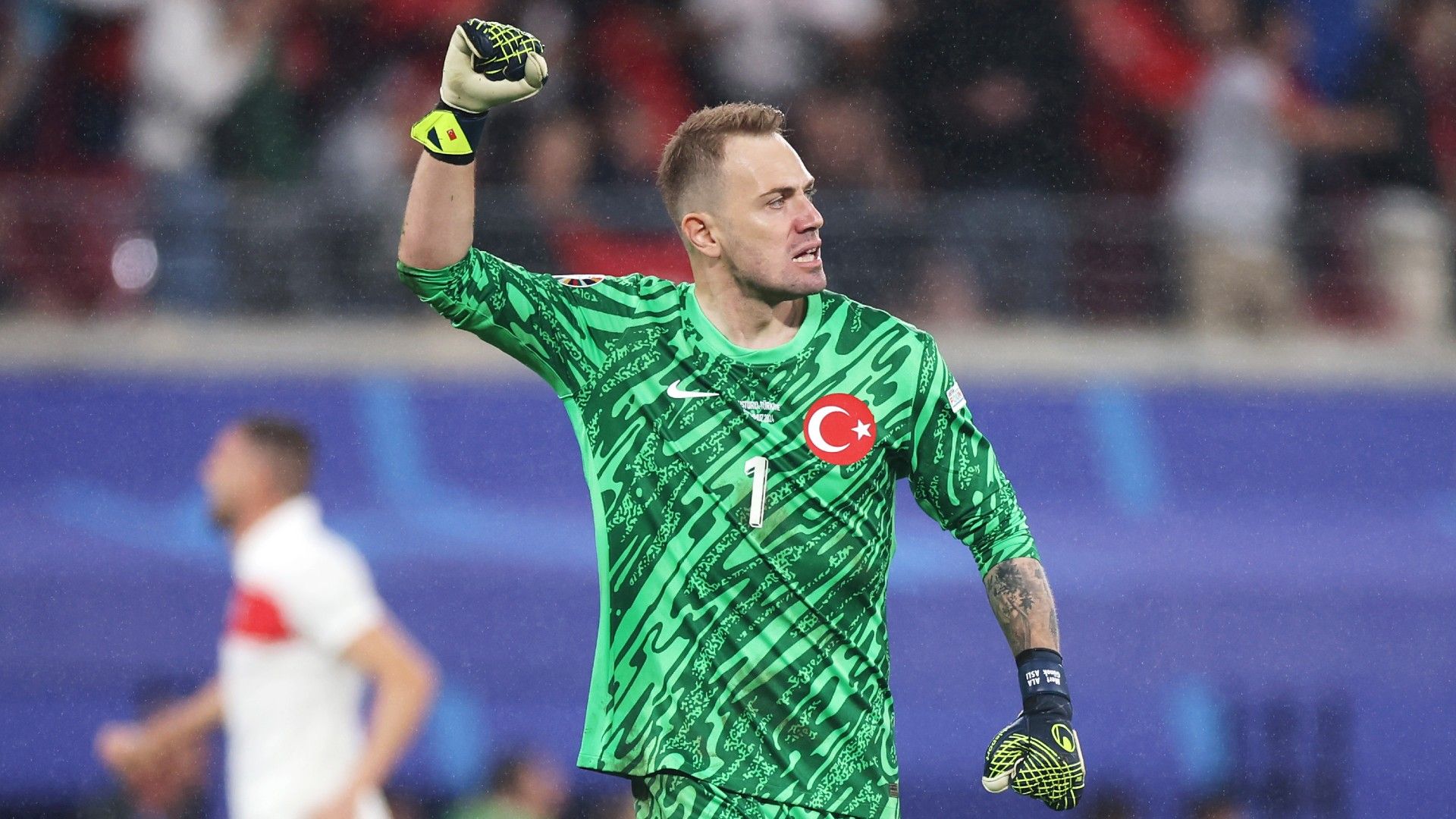 Mert Gunok of Turkiye celebrates 