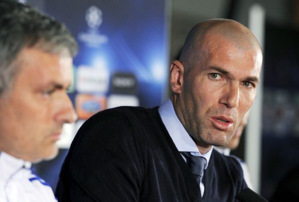 JOSE MOURINHO ZINEDINE ZIDANE 02212011
