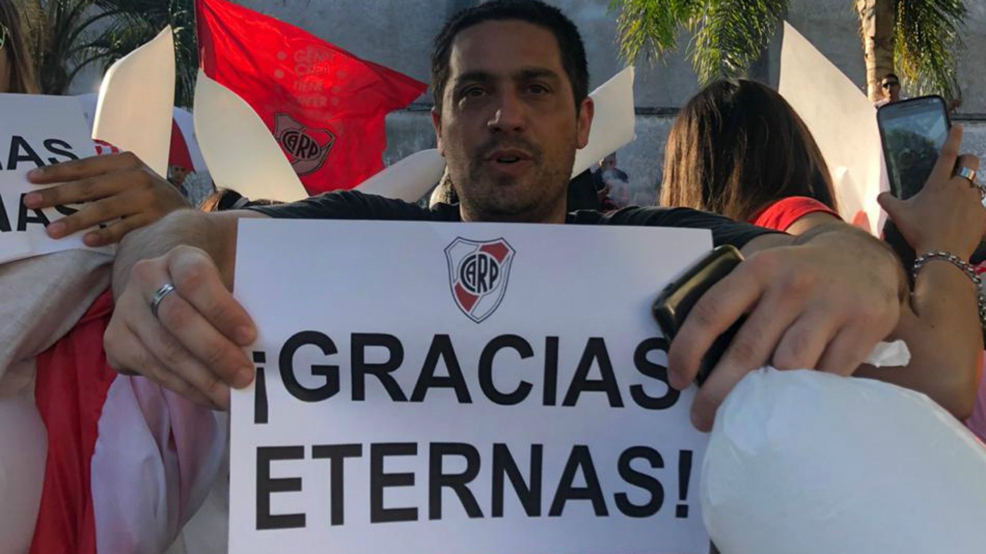 Recibimiento River Libertadores 24112019