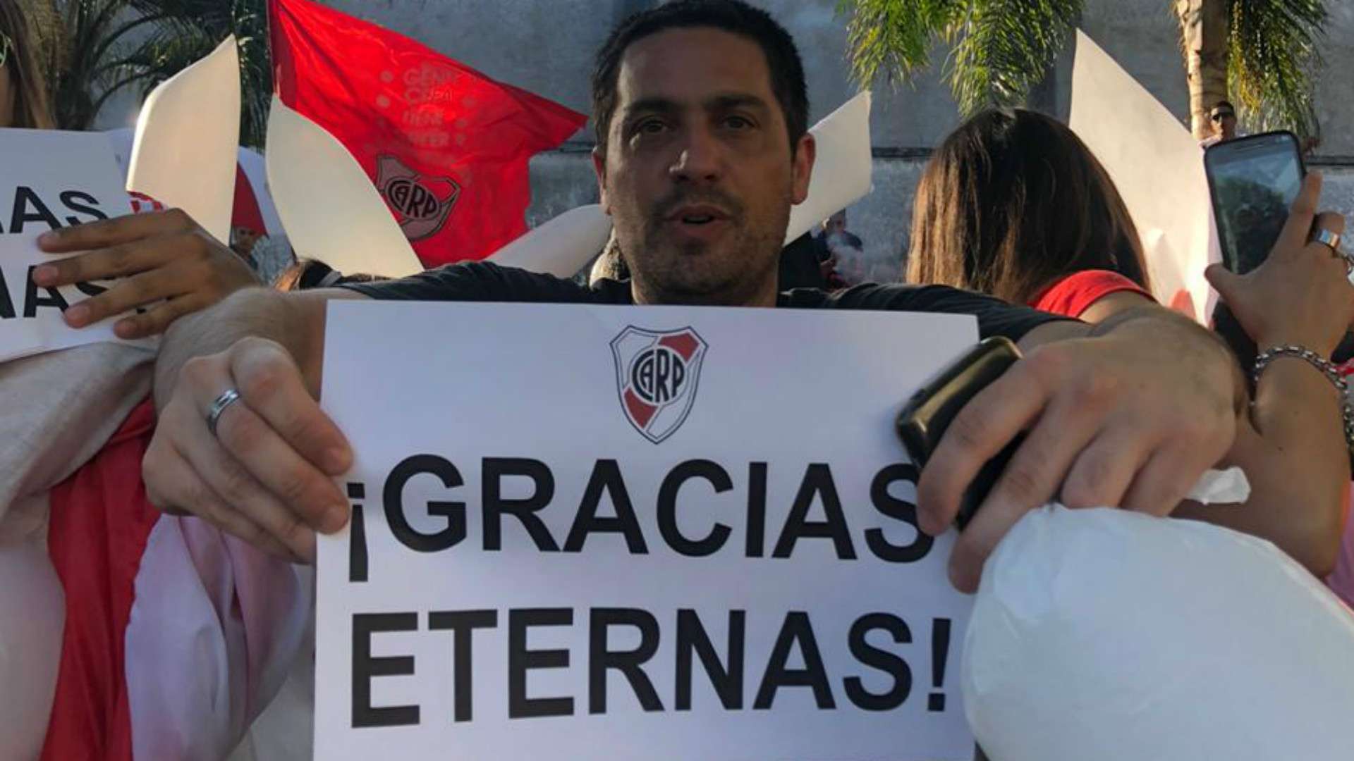 Recibimiento River Libertadores 24112019
