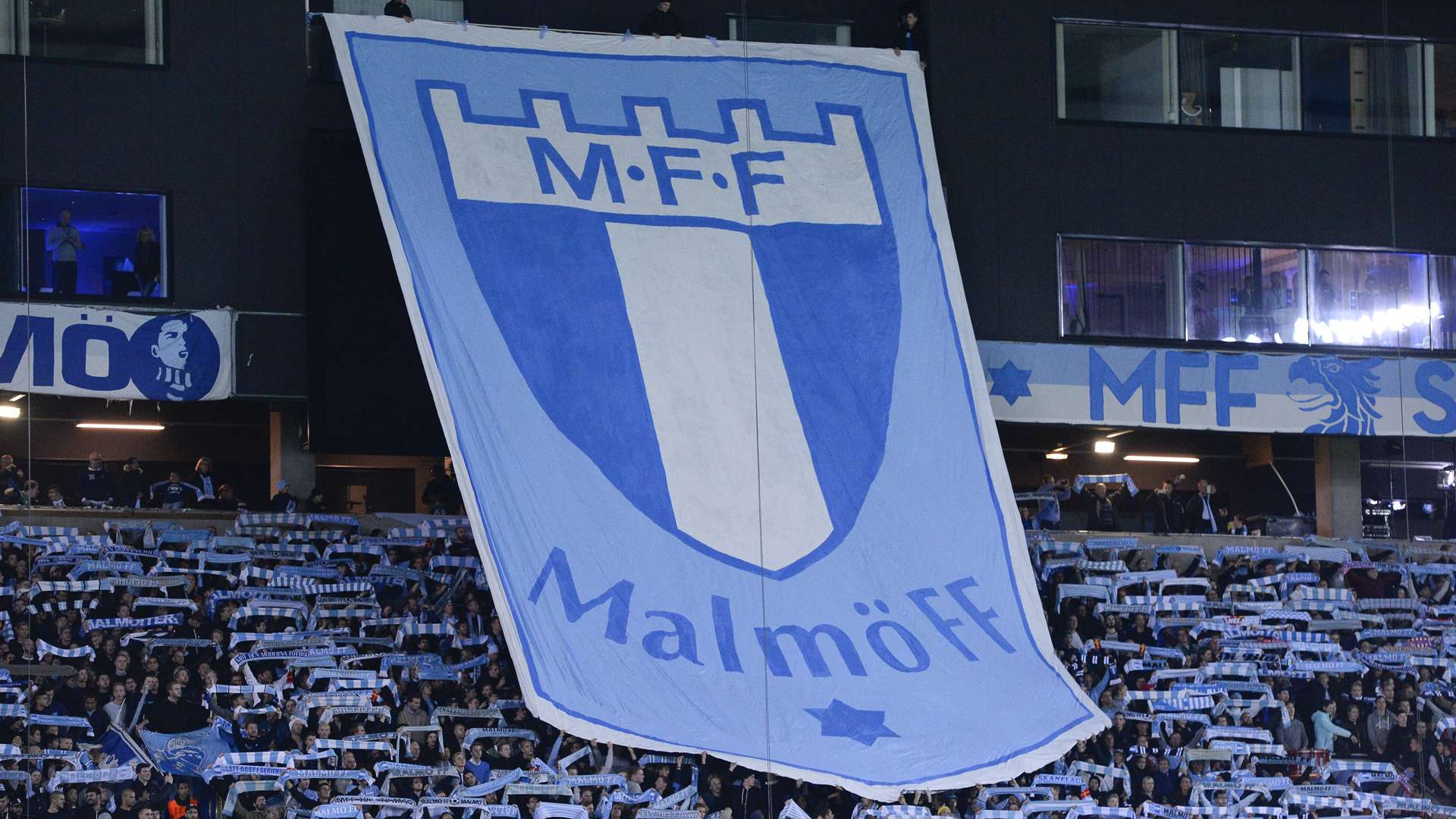 Malmö FF Fans Logo UEFA Champions League 11.04.2014