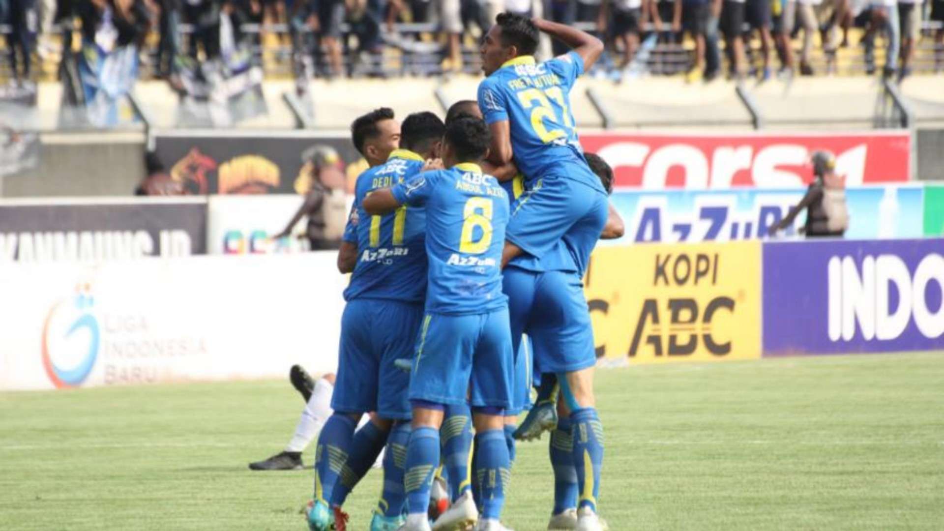 Selebrasi Persib Bandung vs Arema