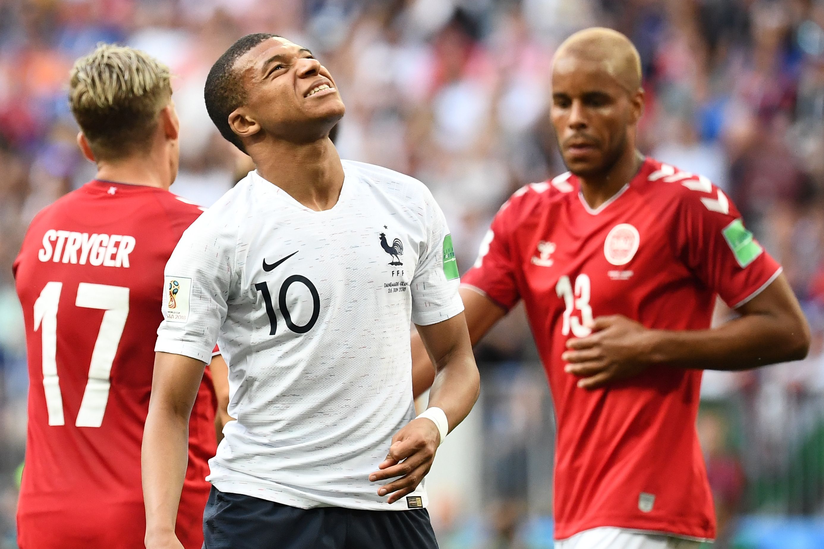 France-Danemark 2018 Kylian Mbappé