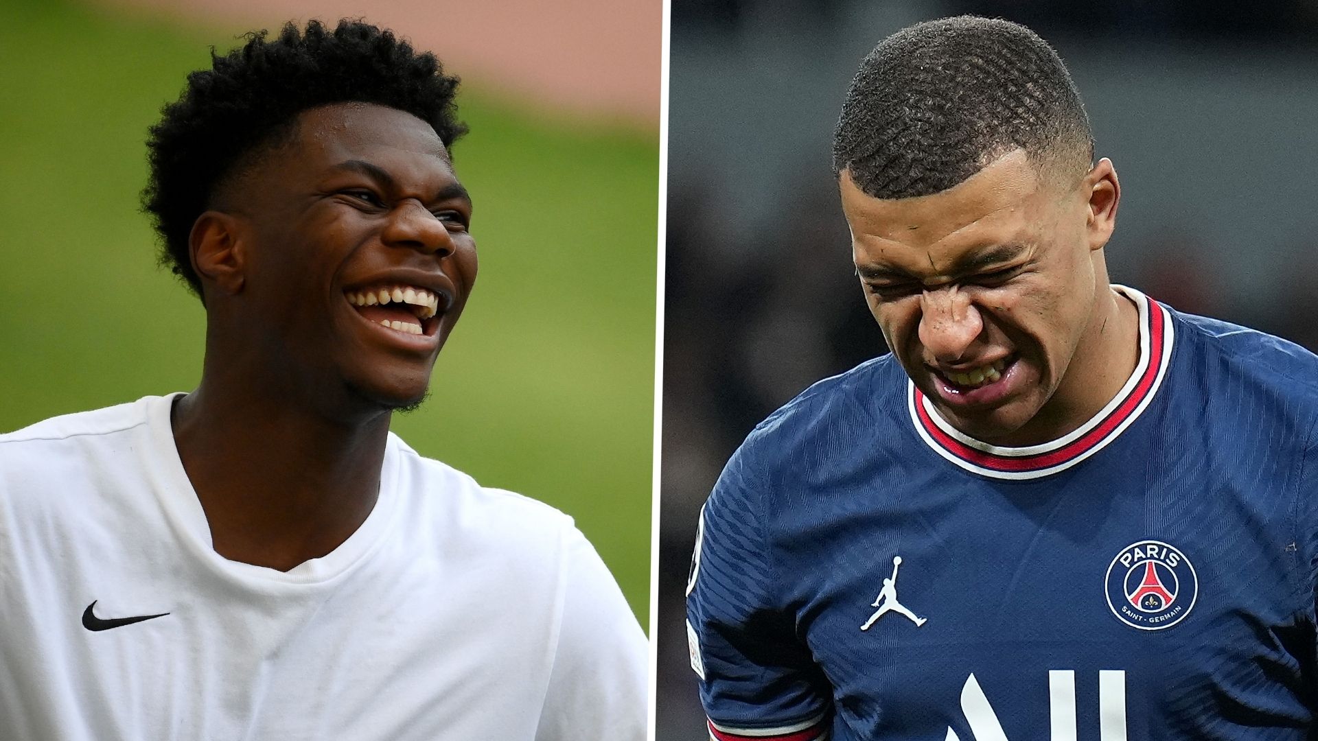Aurelien Tchouameni Kylian Mbappe
