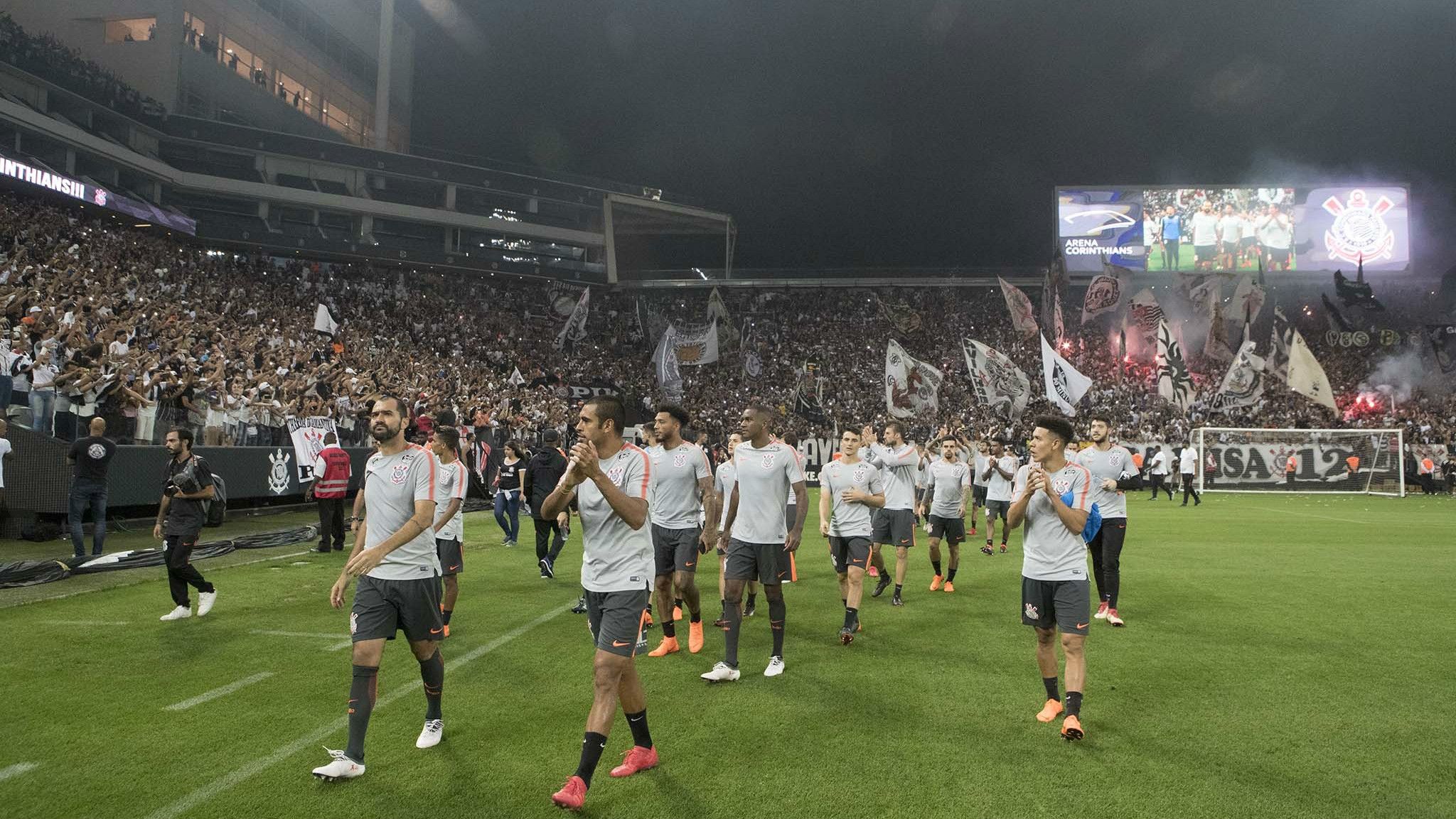 Treino - Arena Corinthians - Torcida - 6/04/2018