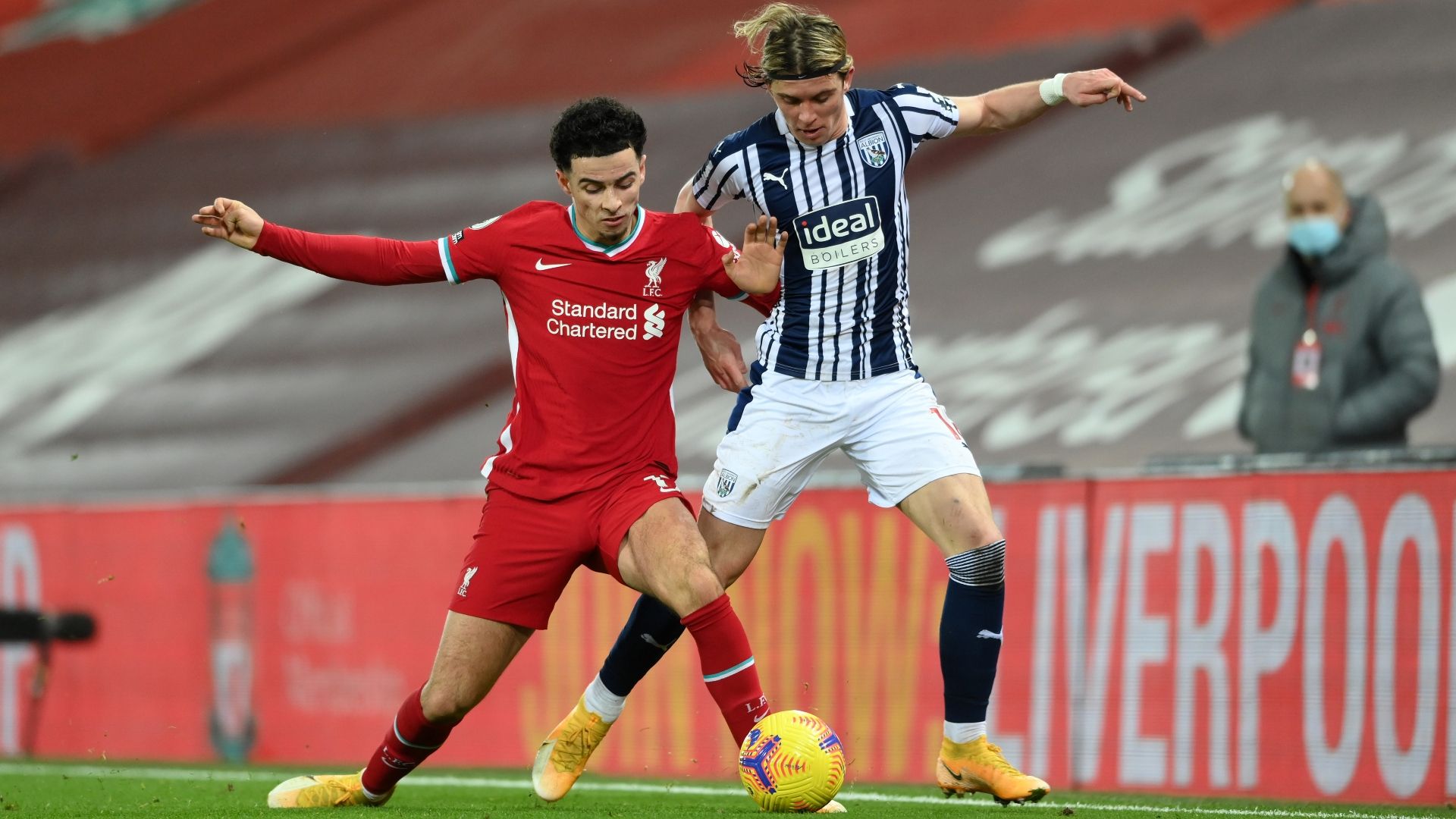 Conor Gallagher West Brom Curtis Jones Liverpool 2020-21