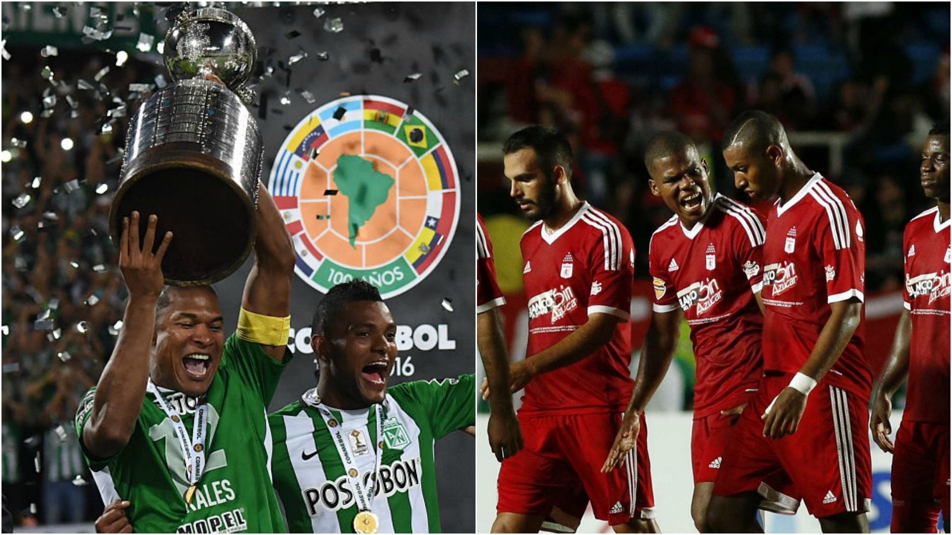 Nacional campeón América mal Collage