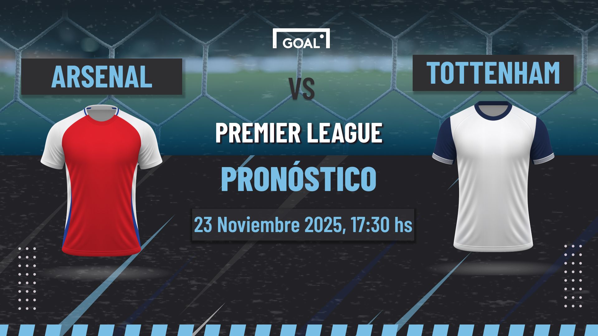 Arsenal vs Tottenham Pronóstico y Apuestas Premier League | 23/11/25