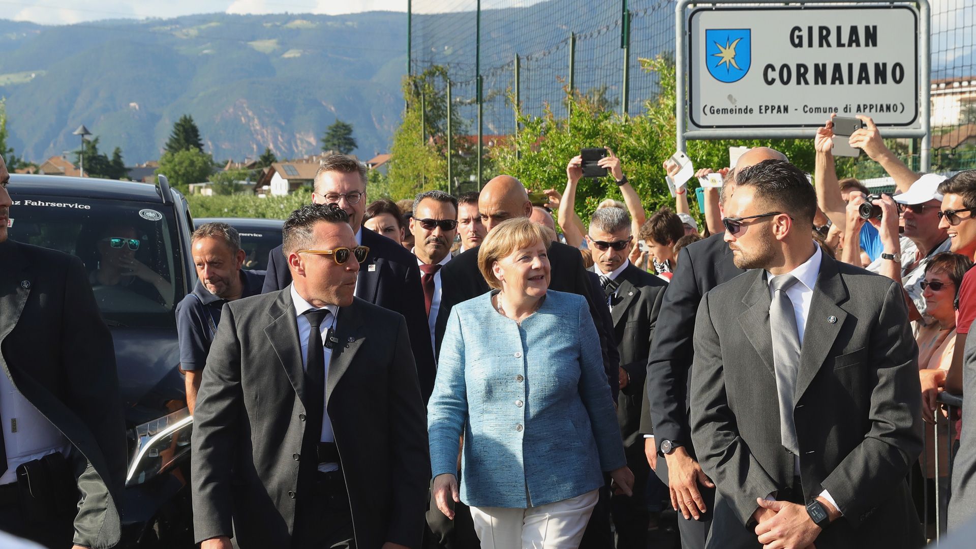 Angela Merkel DFB-Trainingslager 03062018