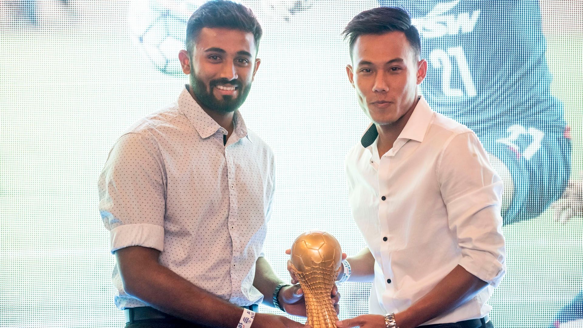 Shreyas Gopal Udanta Singh Bengaluru FC Awards Night 2017