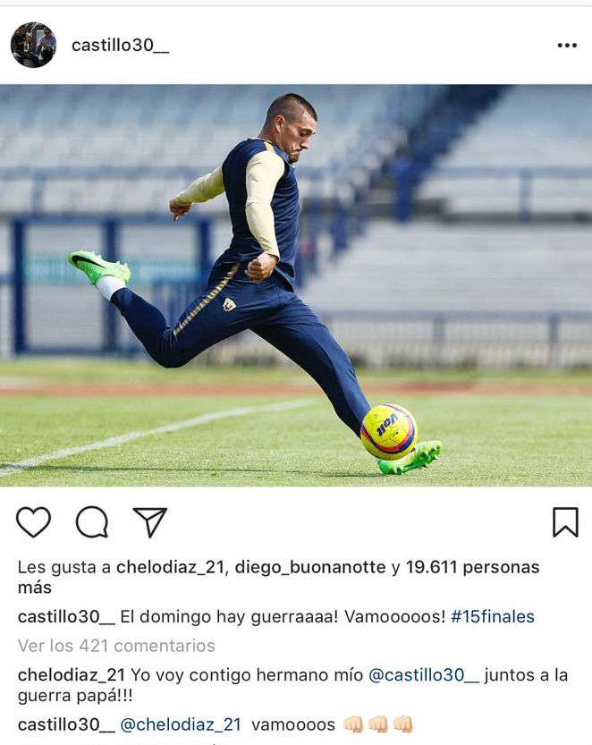 Instagram Nicolás Castillo
