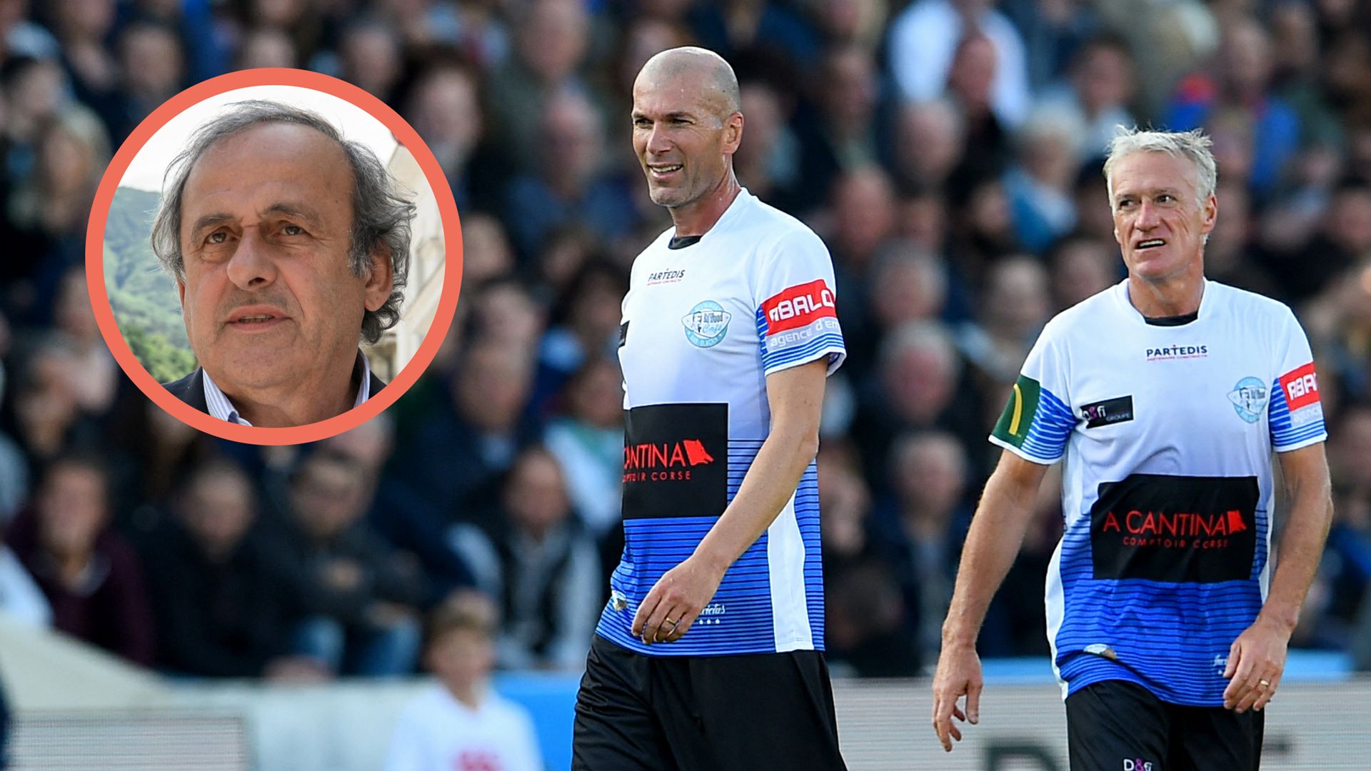 Equipe de France Platini Zidane Deschamps