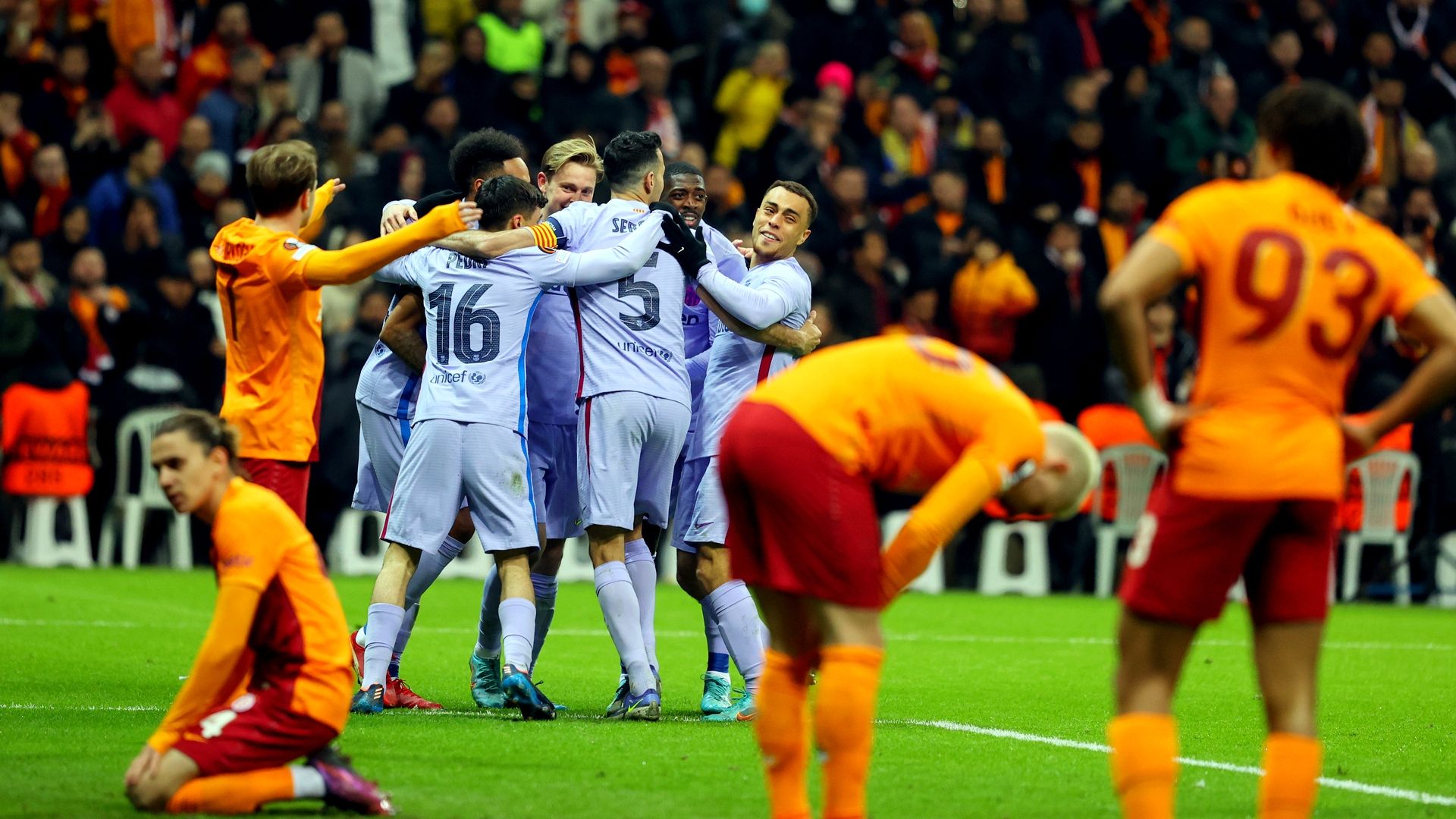 Galatasaray vs Barcelona 17.03.2022