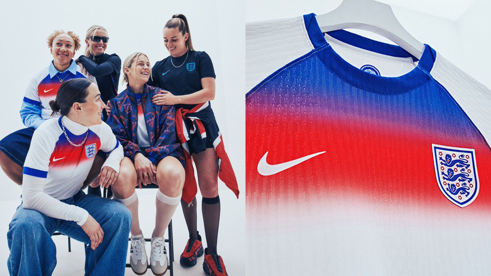 Lionesses launch new Nike home and away kit for 2025 Euros in Switzerland  | Goal.com UK
