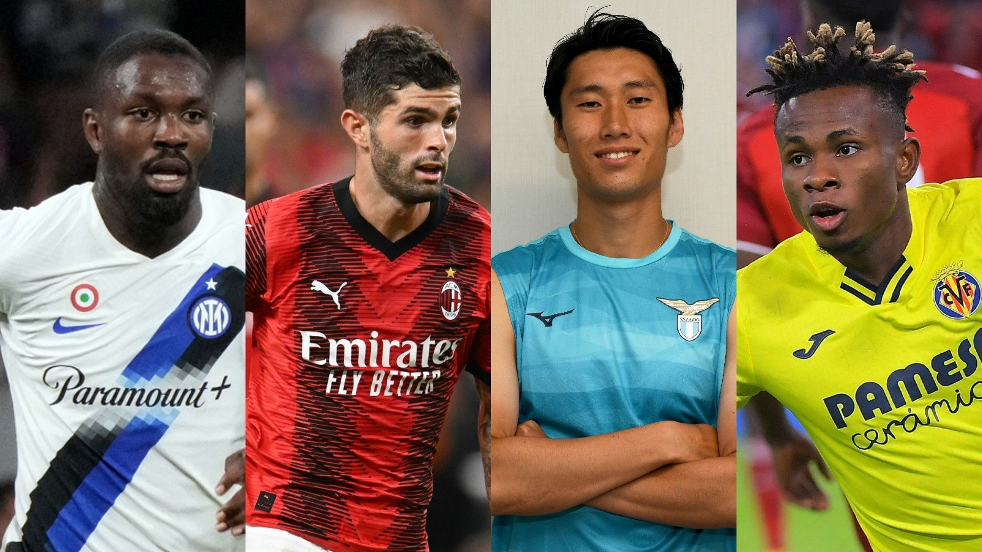 seriea-transfer-marcus thuram-christian pulisic-daichi kamada-chukuwueze