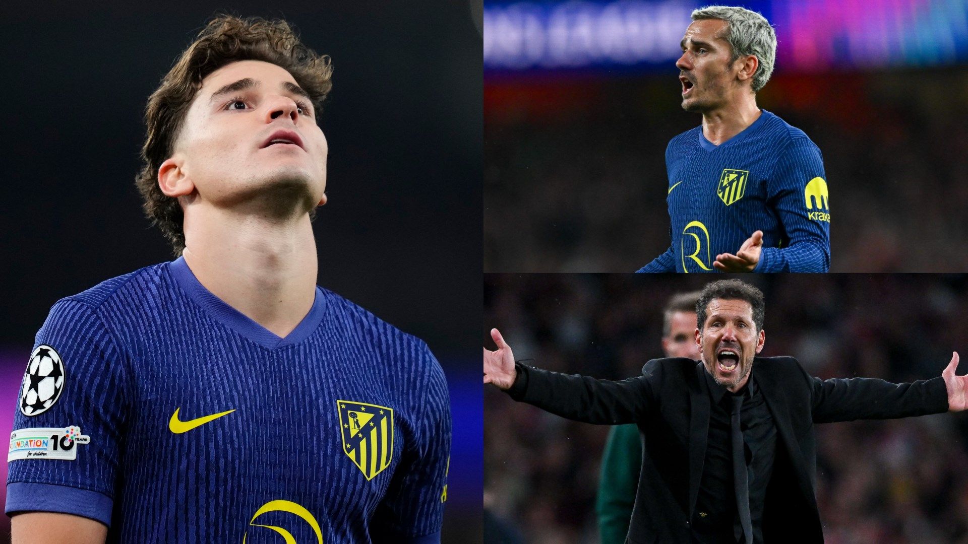 Alvarez Griezmann Simeone Atletico GFX