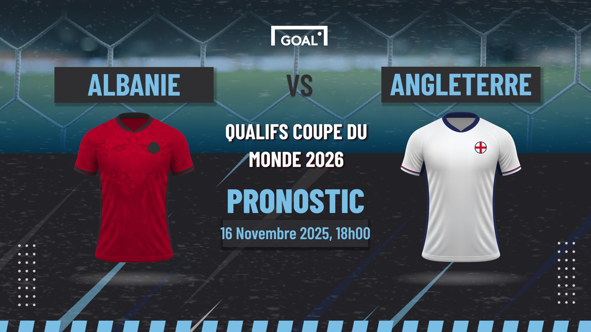 Pronostic Albanie vs Angleterre