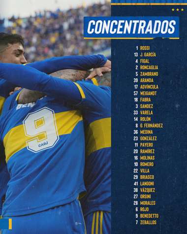 concentrados boca independiente torneo liga profesional 2022