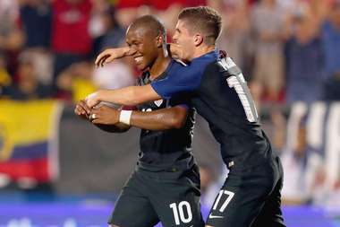 Darlington Nagbe Christian Pulisic USA 05252017