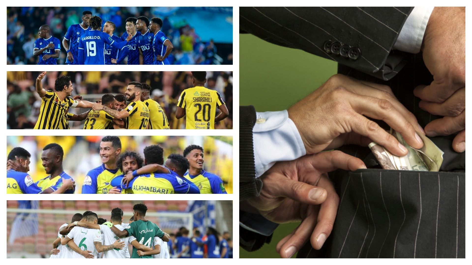 bribe saudi league hilal ahli ittihad nassr shabab