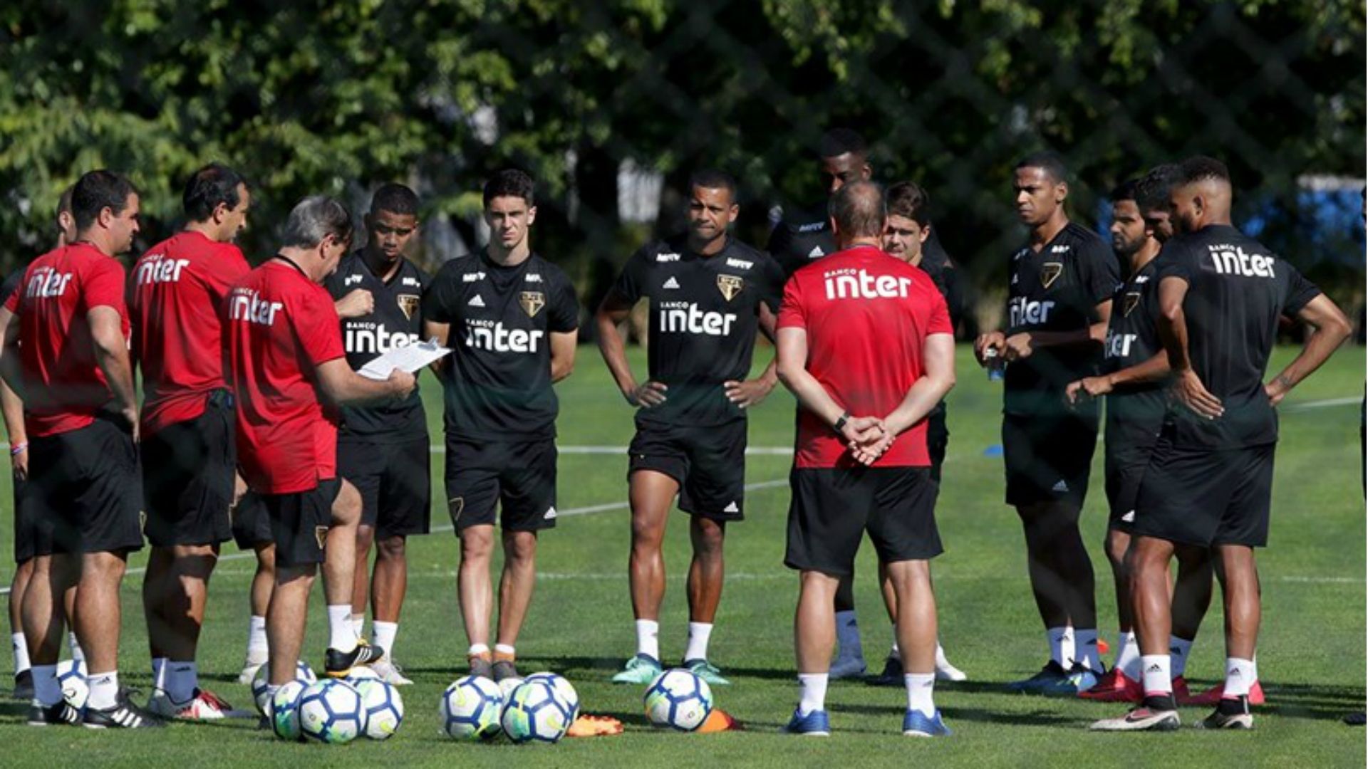 São Paulo treino 19072018