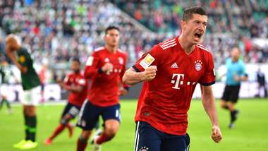 Lewandowski Bayern Wolfsburg