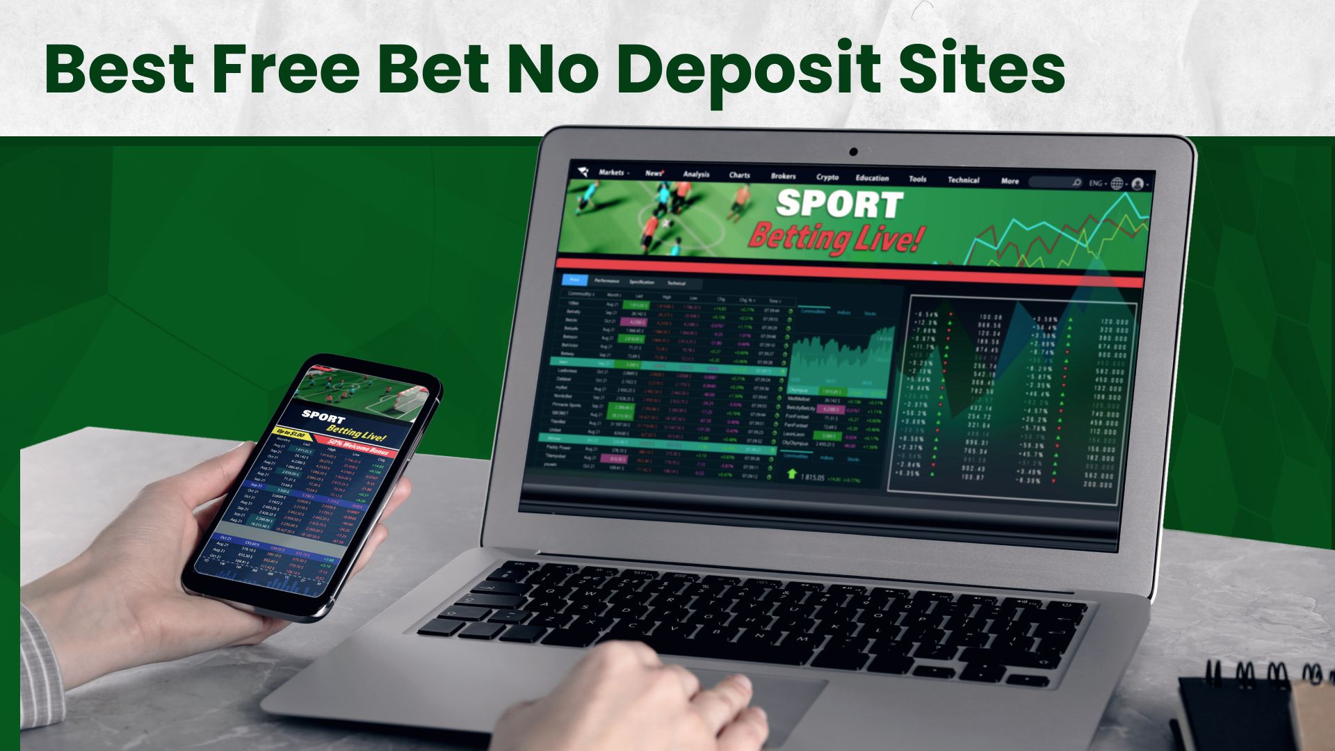best free bet no deposit sites