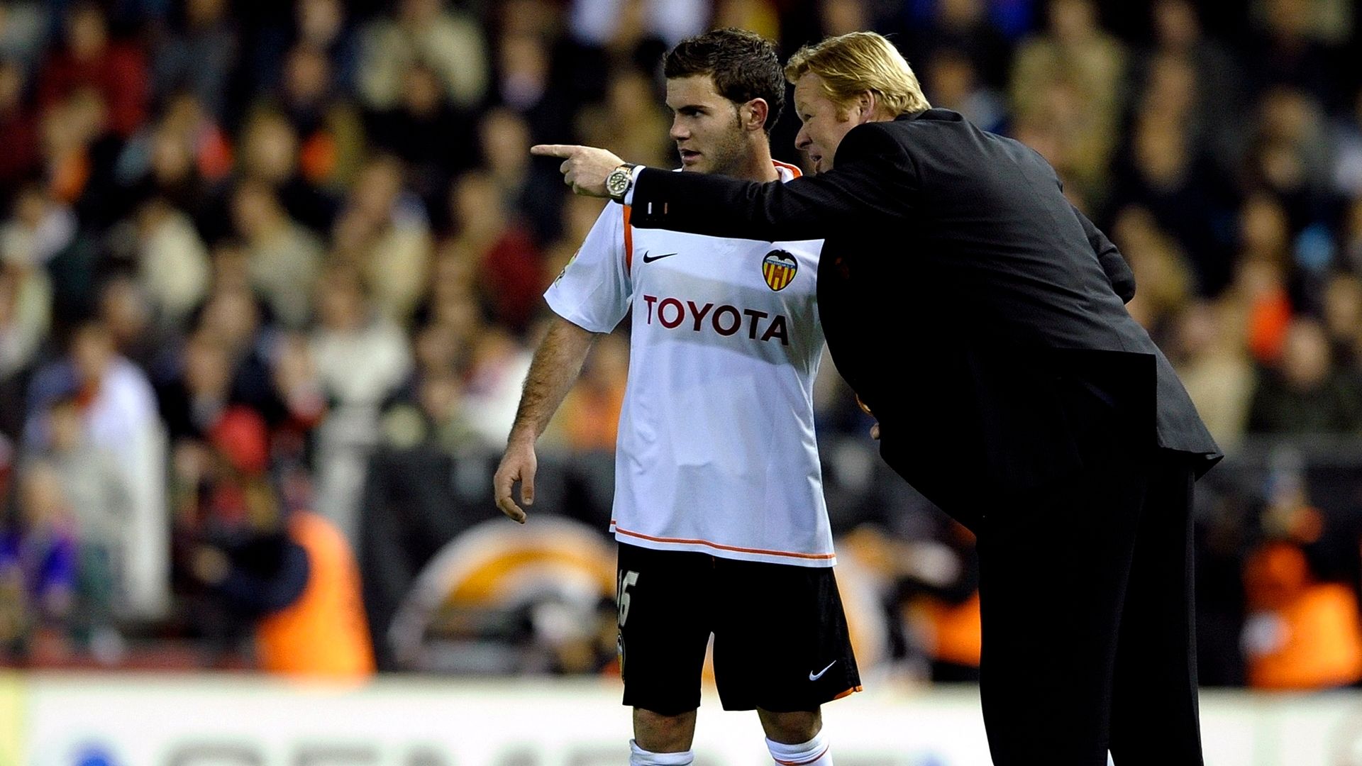 Juan Mata & Ronald Koeman - Valencia 2008