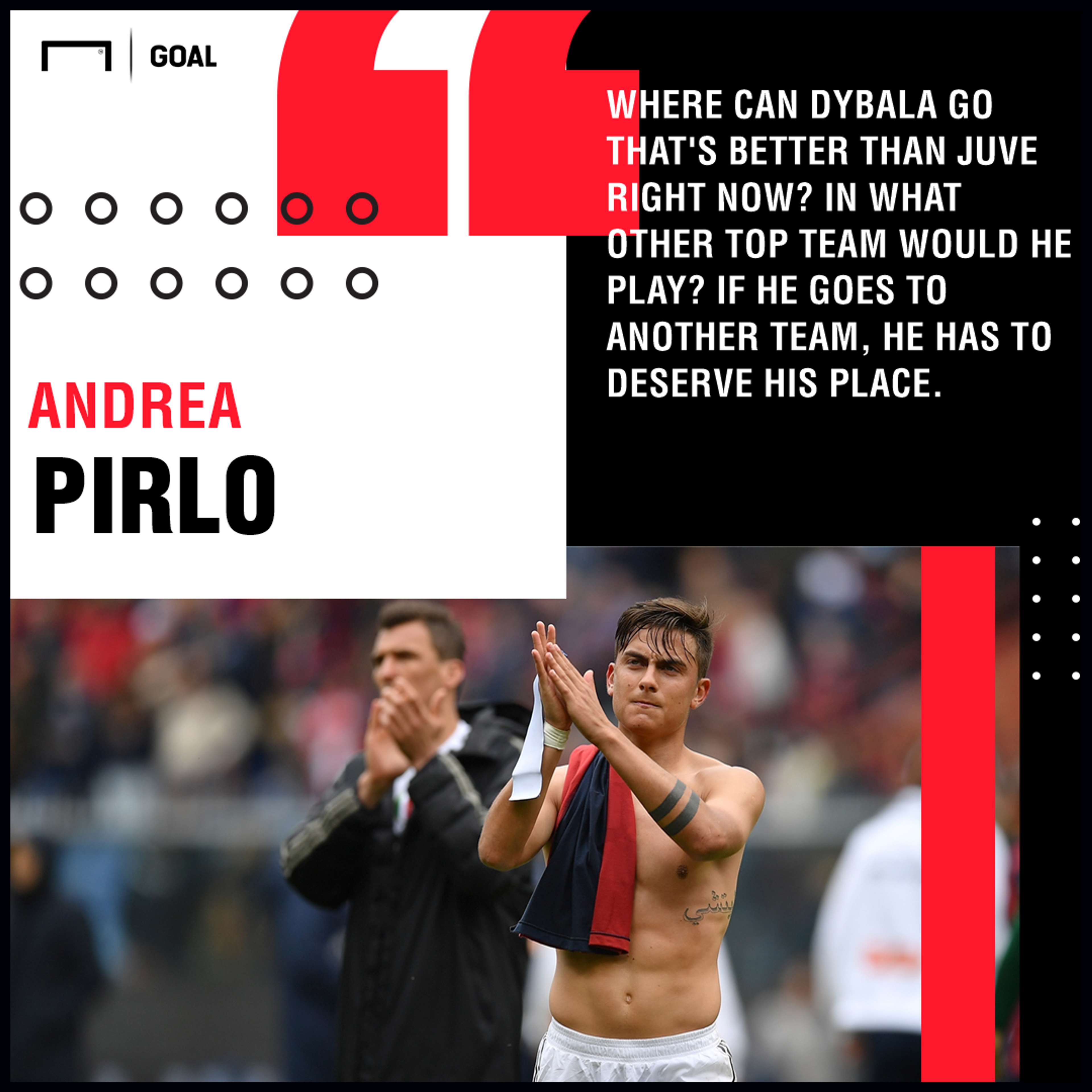 Paulo Dybala Andrea Pirlo Juventus PS