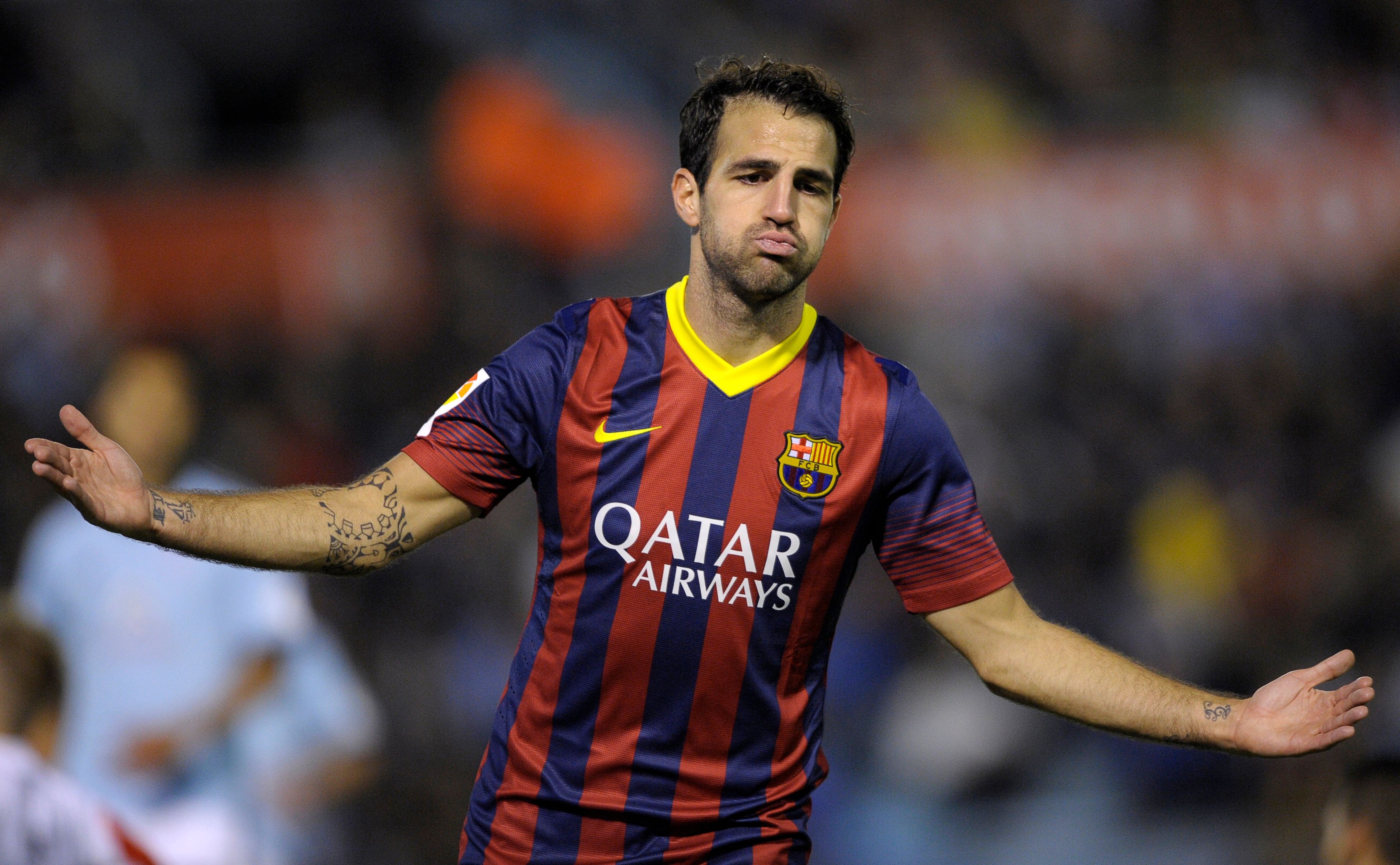 Barcelona midfielder Cesc Fabregas