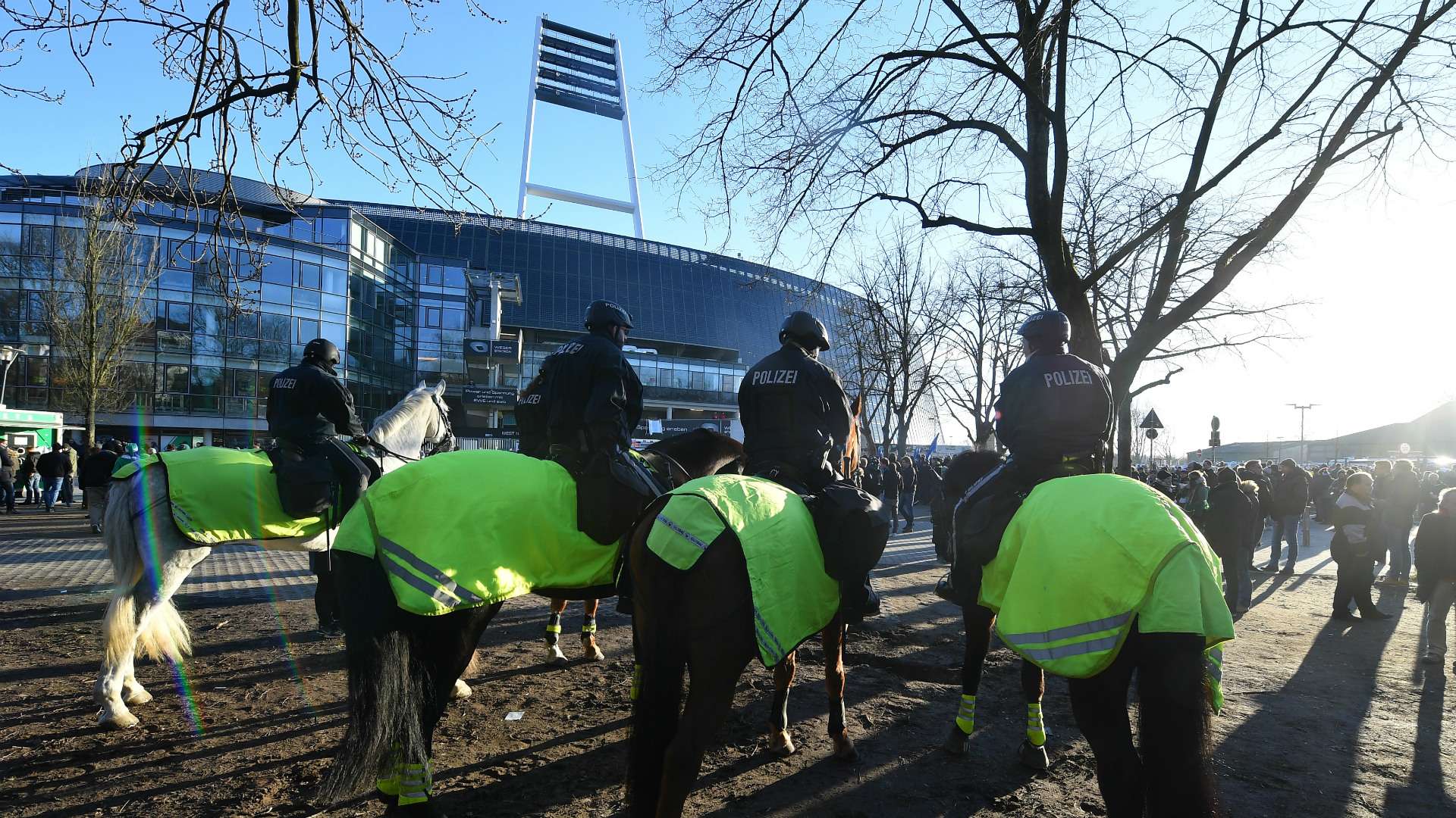 Polizei Werder Bremen Hamburger SV 24022018