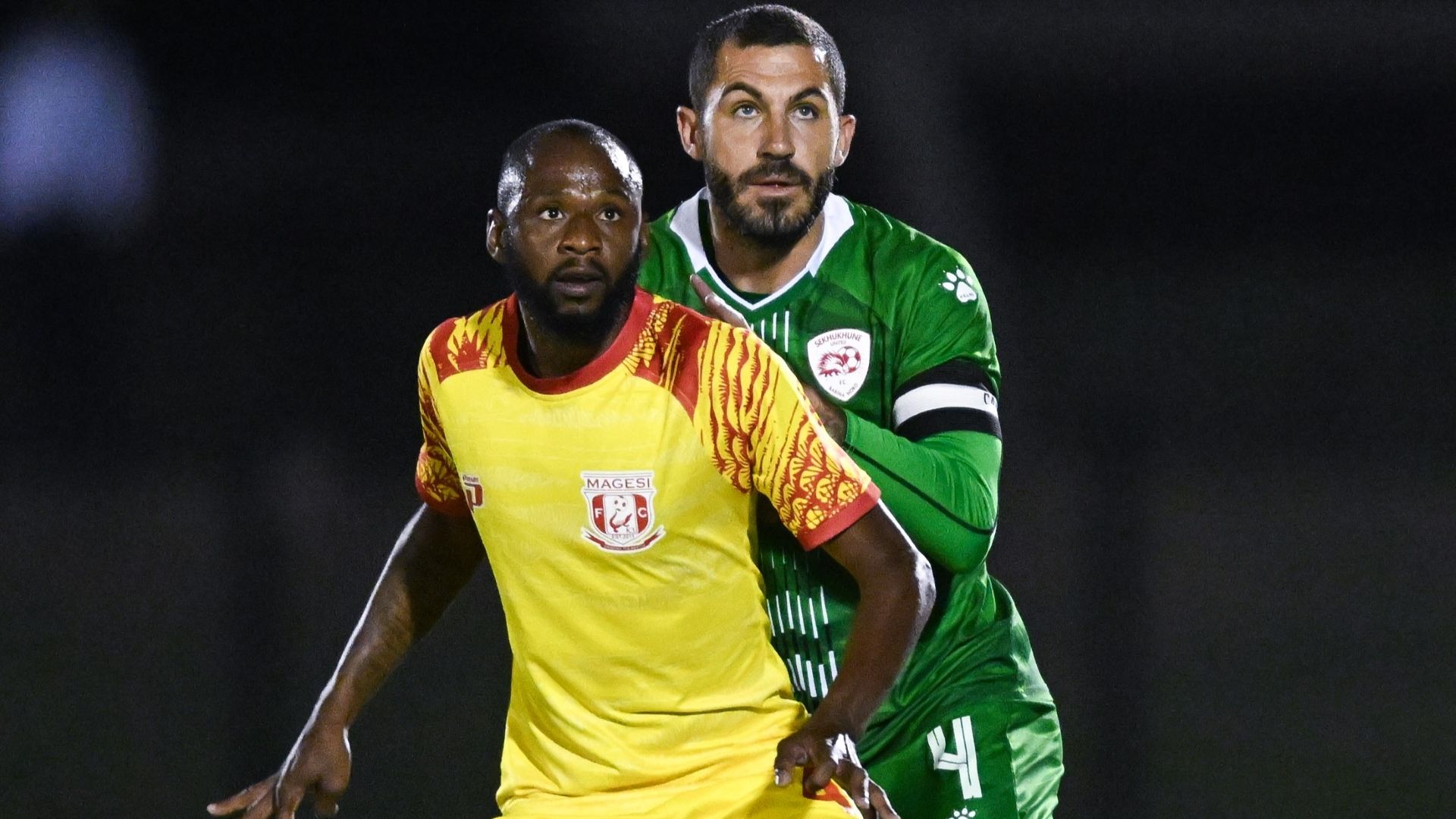 Daniel Cardoso and Kgomotso Mosadi, Sekhukhune United vs Magesi