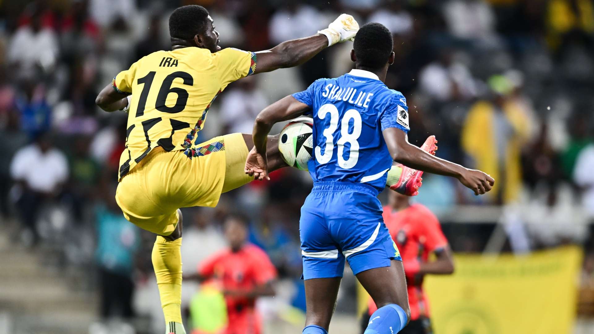 Peter Shalulile and Ira Tape - Mamelodi Sundowns vs TS Galaxy