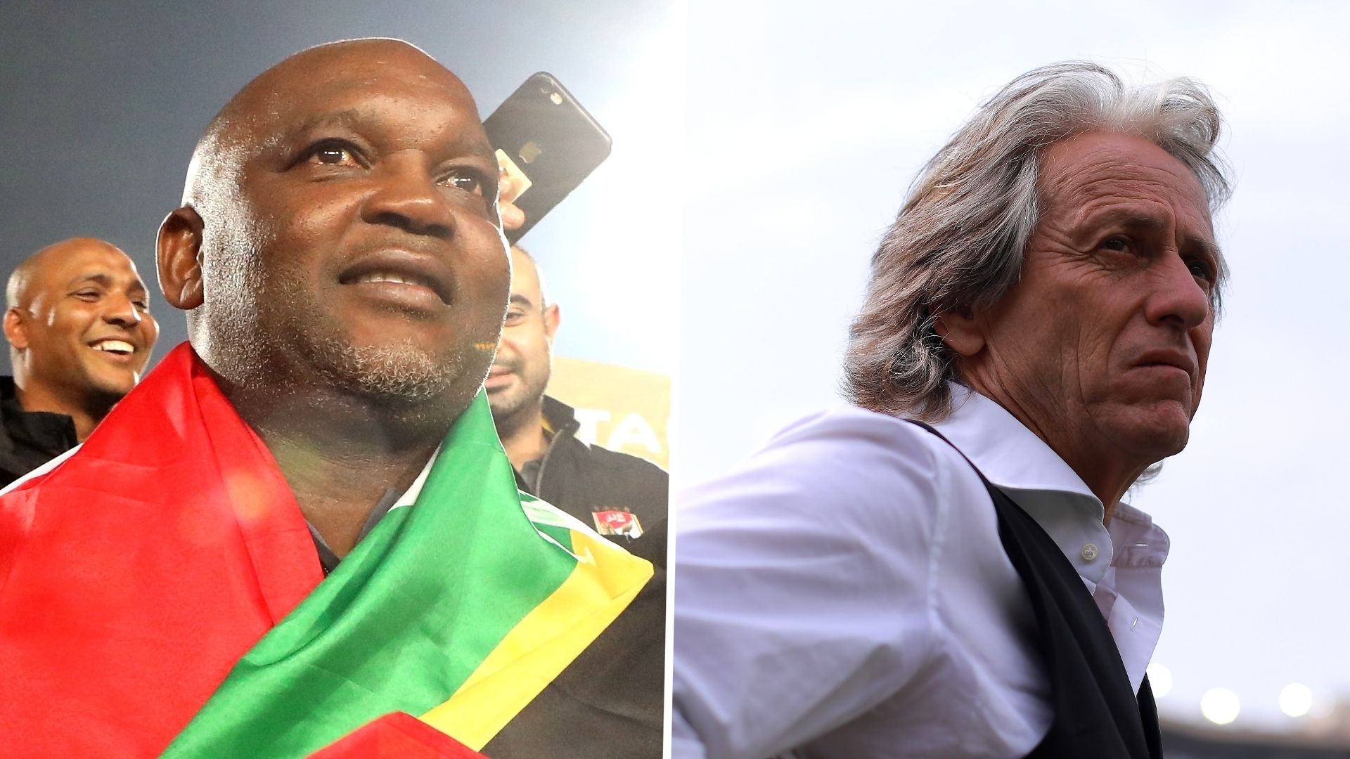 Pitso Mosimane Al Ahly Jorge Jesus Flamengo GFX