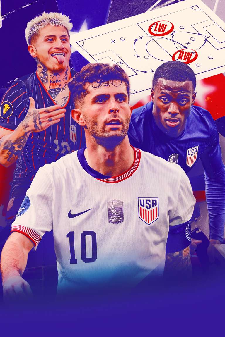 Christian Pulisic, Tim Weah, Diego Luna USMNT HIC